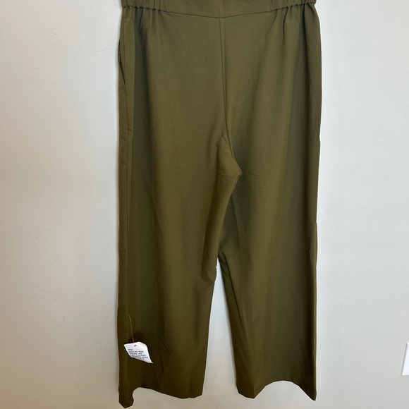 Women’s ASOS DESIGN Tailored Relaxed Straight Leg Trousers, Olive, 10 - Picture 6 of 7